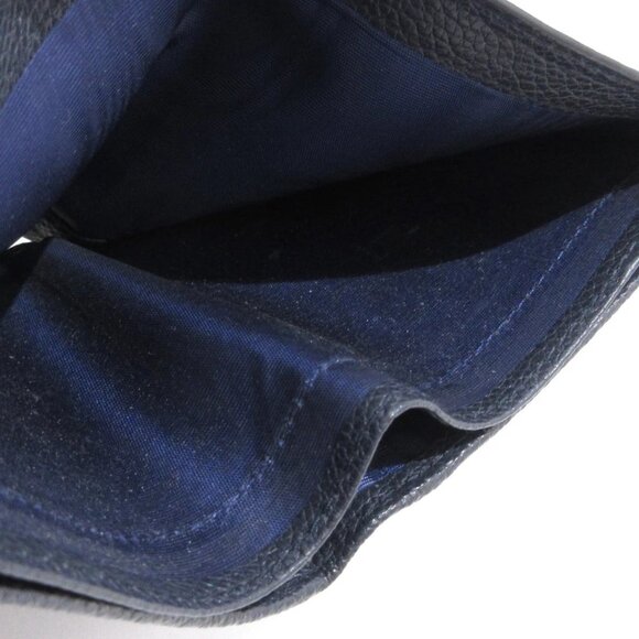 PRADA - Dark Navy Leather Bill Holder 233-080325 - Picture 9 of 10